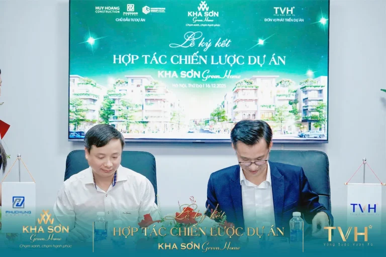 Lễ ký kết hợp tác TVH Lands cùng chủ đầu tư dự án Kha Sơn Green Home
