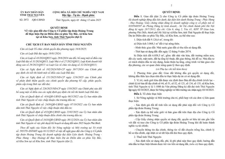 Pháp lý dự án Kha Sơn Green Home đợt 2